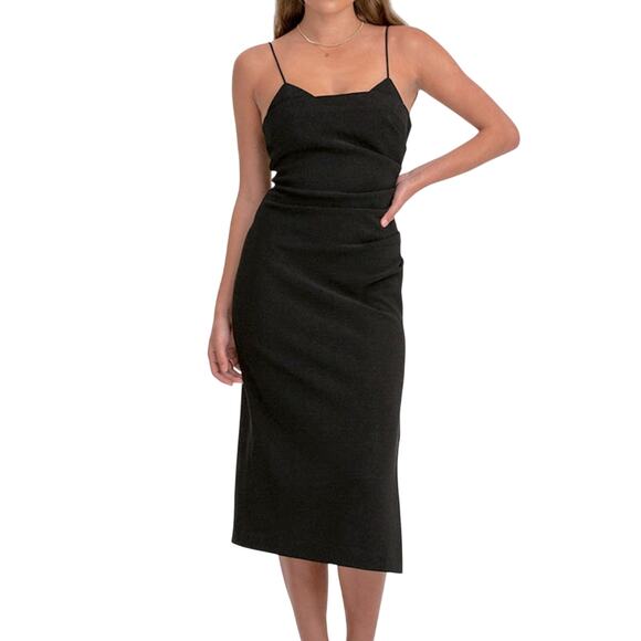 NWT $220 FINDERS KEEPERS Australia SLIP DRESS Emily black US 8 (M) - Picture 10 of 10